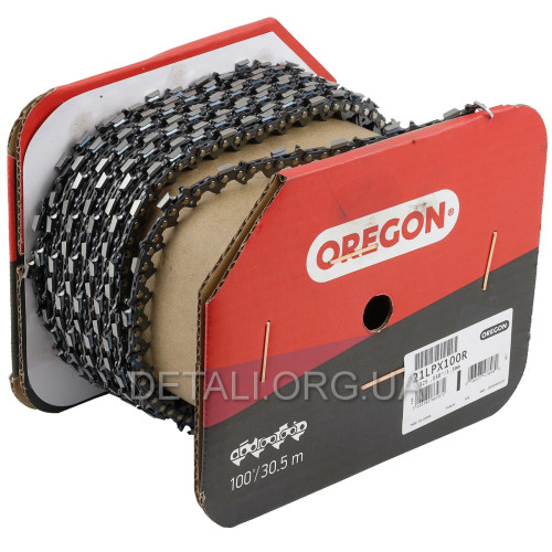 Ланцюг у бухті OREGON 21LPX100R 1848 ланок, паз 1,5мм(0,58"), крок 0,325"