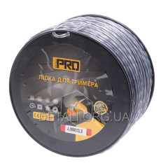 Ліска косильна спіраль d4 мм 3 LB (81 м) з кордом