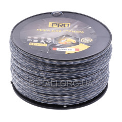 Ліска косильна спіраль d4 мм 3 LB (81 м) з кордом 2