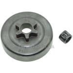 Чашка сцепления бензопилы Partner 350 D14*63*67*17 с подшипником 10*14