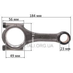 Шатун мотоблок 175N/180N (7/9Hp) d23*d49 L184 DIGGER 2