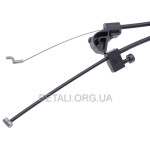 Трос газа мотокосы Husqvarna 124R/128R в сборе оригинал 5451258-01