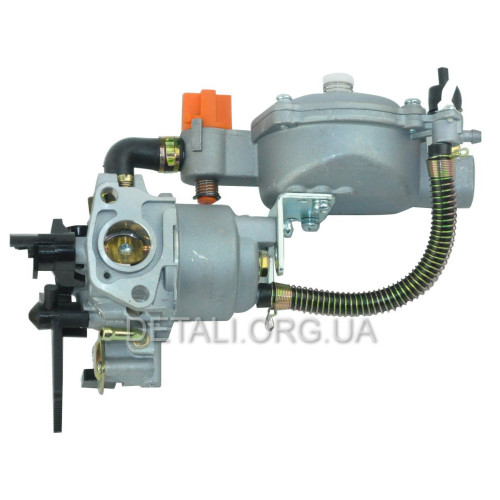 Карбюратор генератора 168F/170F 2.0-3.0 kWt + (газовый редуктор) с краником