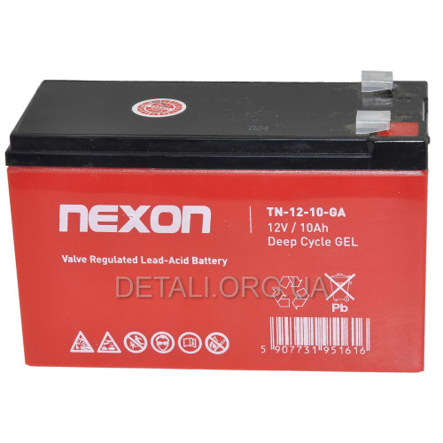 Акумулятор Nexon TN-12-10-GА 12V 10Ah гелевий