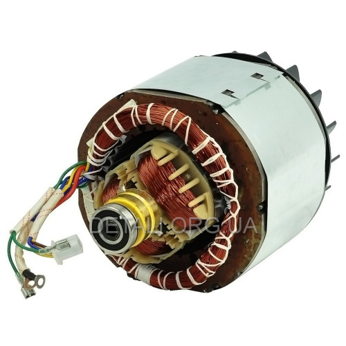 Электродвигатель в сборе (якорь+статор) генератора 168F (3.0 kWt 220V ) МЕДЬ