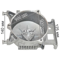 Седло - крышка статора генератора YAMAHA ET950, ET650 (левая) 2