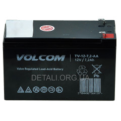 Акумулятор Volcom TV-12-7,2 АA 12V 7.2A