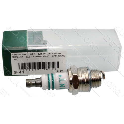 свічка запалення IRIDIUM INT AIX - BM6 L55mm різьблення M14*1.25 9.5mm до 14 атмосфер