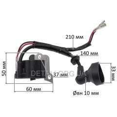 Катушка зажигания триммера, косы 34F EUROTEC GT110 2