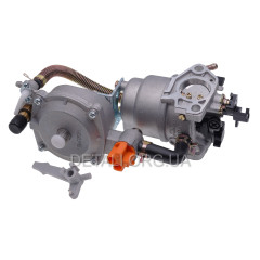 Карбюратор мотоблока, мотопомпы GX390, 188F (5-8 kWt) + (газовый редуктор)