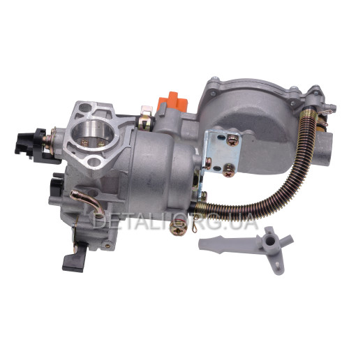 Карбюратор мотоблоку, мотопомпи GX390, 188F (5-8 kWt) + (газовий редуктор).
