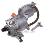 Карбюратор мотоблока, мотопомпы GX390, 188F (5-8 kWt) + (газовый редуктор)