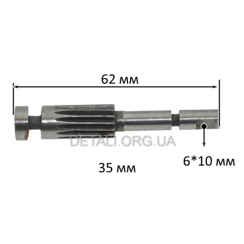 Плунжер Мастер Данила 38 (L60/d6*10 мм)