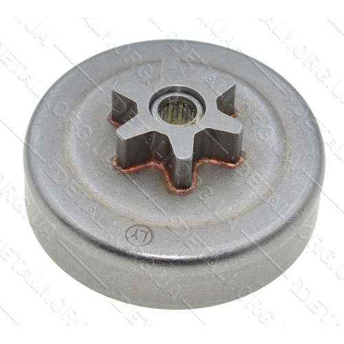Чашка сцепления бензопилы OleoMac GS35C оригинал 50240214R (d63*66 / dвн8,5 6-з прямо h27)