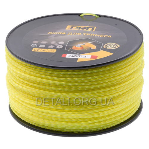 Ліска косильна d2,4мм 3LB (346м) спіраль