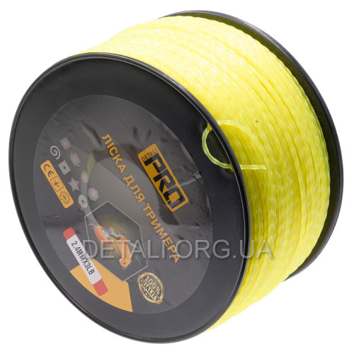 Ліска косильна d2,4мм 3LB (346м) спіраль