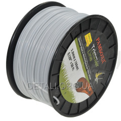 Леска косильная круг d3 мм 3 LB (166 м) с металлическим тросиком 2