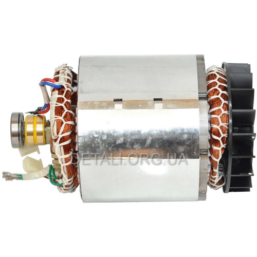 Электродвигатель в сборе (якорь+статор) генератора 188F (7.0 kWt 220V) МЕДЬ