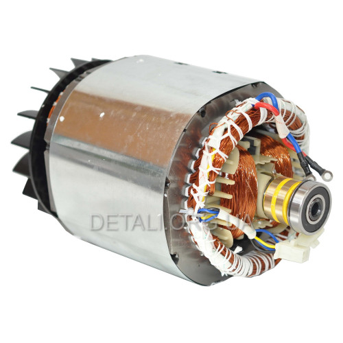 Электродвигатель в сборе (якорь+статор) генератора 188F (7.0 kWt 220V) МЕДЬ