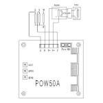 AVR регулятор напряжения универсальный генератора POW50A тип 1