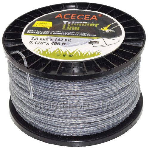 Лісочка косильна спіраль d3 мм 3 LB (142 м) з кордом
