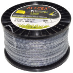Леска косильная спираль d3 мм 3 LB (142 м) с кордом