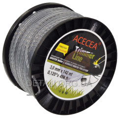Леска косильная спираль d3 мм 3 LB (142 м) с кордом 2