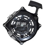 Стартер двигуна Briggs & Stratton серії 675 RS РС 497680 d145 4 відп МЦ - 115мм