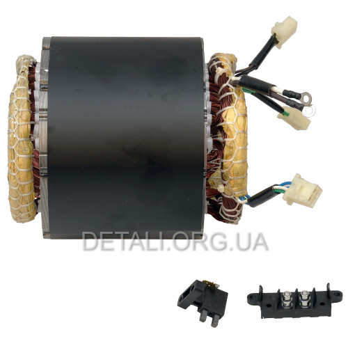 Статор електродвигуна 6,0-6,5 кВт 220V генератора 177F/188F МІДЬ