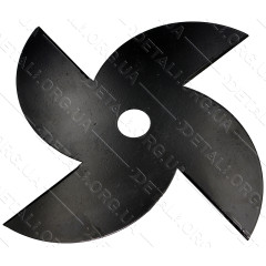 Нож - диск для мотокосы 4-х лучевой 4T сегментный d25,2*250