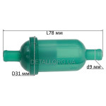 Фильтр топливный VJ Parts d9*D31*L78/52 цилиндрический с бумажным элементом
