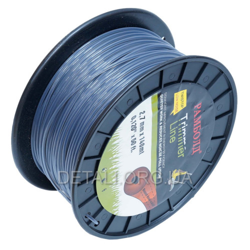 Ліска косильна круг d2.7 мм 3 LB (140 м) з кордом