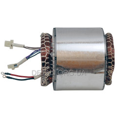 Статор електродвигуна 6,5-7 кВт 220V генератора 188F МІДЬ 2