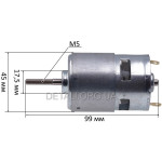 Двигатель аккумуляторного триммера RQ775 (21V)