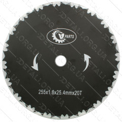 Нож триммера 20-T (D255x25,4) под напильник 2