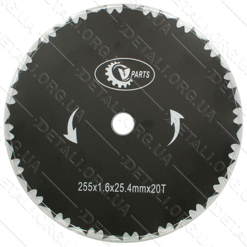Нож триммера 20-T (D255x25,4) под напильник