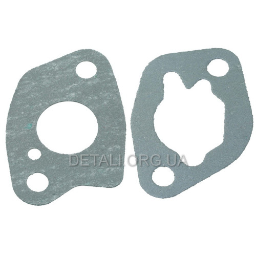 Прокладки карбюратора двигателя 168F, GX160, GX200 (2шт)