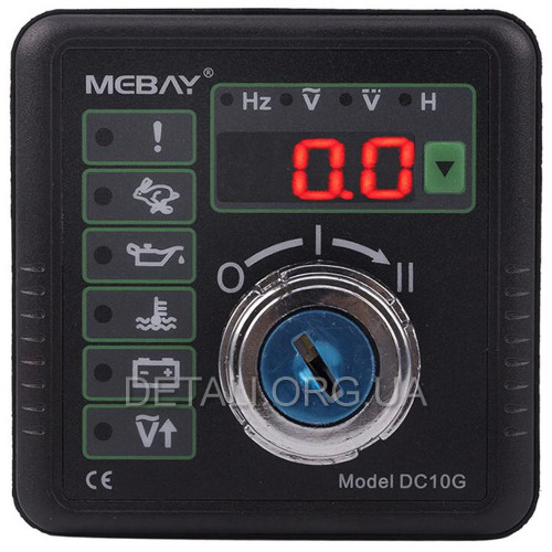 Контролер Mebay DC10G із замком запалювання для дизельних генераторів
