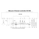 Контроллер Mebay DC10G с замком зажигания для дизельных генераторов