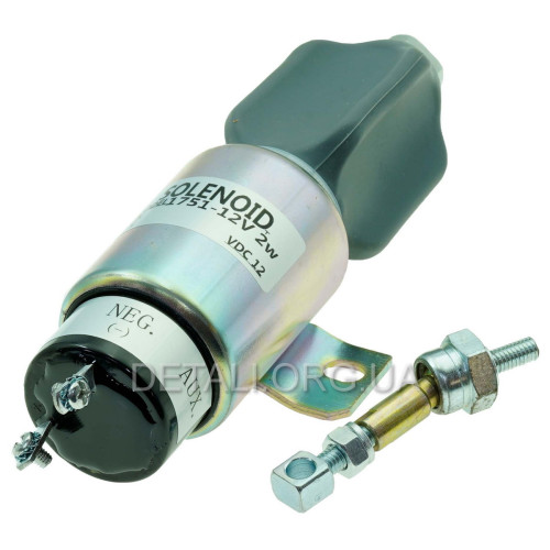 Соленоид (электромагнитный клапан) дизельного генератора 1751-12V 2W