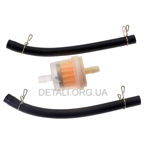 Фільтр паливний VJ Parts комплект d6*D29*L53/28 циліндричний з паперовим елементом+магніт "MANLE"