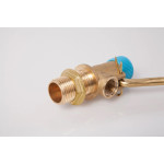 Клапан поплавковый D1/2" поршневой бесшумный F.A.R.G. Италия (521/3-1/2)
