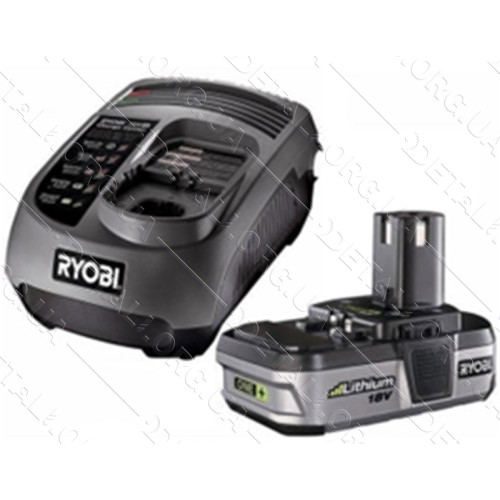 Аккумуляторная батарея и зарядное устройство RYOBI BLK1820
