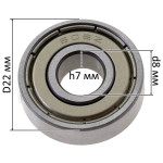 10шт Подшипник 608 ZZ 8*22*7 металл
