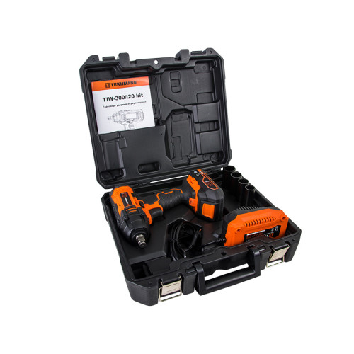 Гайковерт ударный аккумуляторный Tekhmann TIW-300/i20 kit