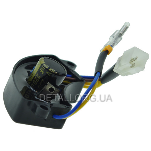AVR регулятор напряжения генератора 168F (220V) (220мкф 250V) (2 квт) пластик ( сегмент )