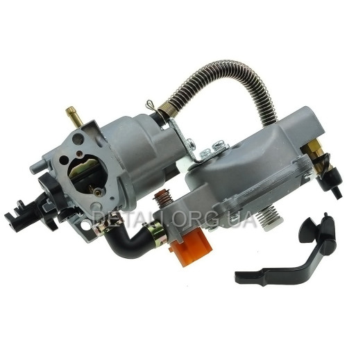 Карбюратор генератора 168F/170F + газовий редуктор