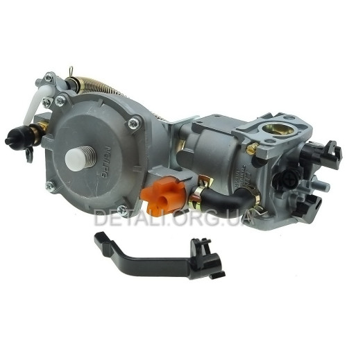 Карбюратор генератора 168F/170F + газовий редуктор