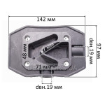 Кришка блоку циліндрів компресора середня