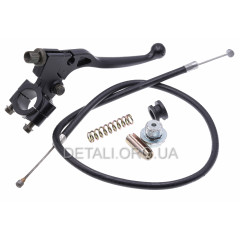 Ручка регулировки угла поворота руля с тросом в сборе мотоблока Zirka GT70G01-GT90D04E